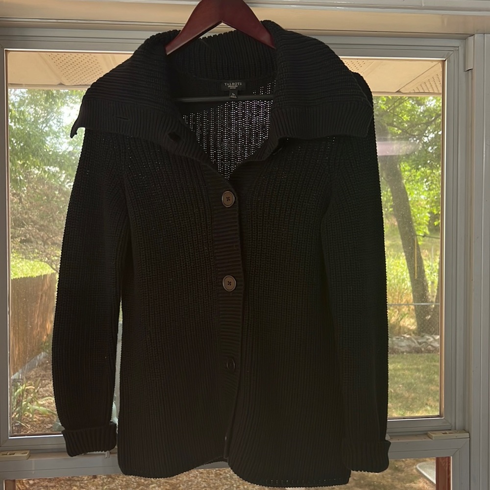 Talbots chunky knit cardigan (small petite)